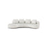 Sofá Liora Noa Living – sofá com chaise modular reversível e design curvo contemporâneo