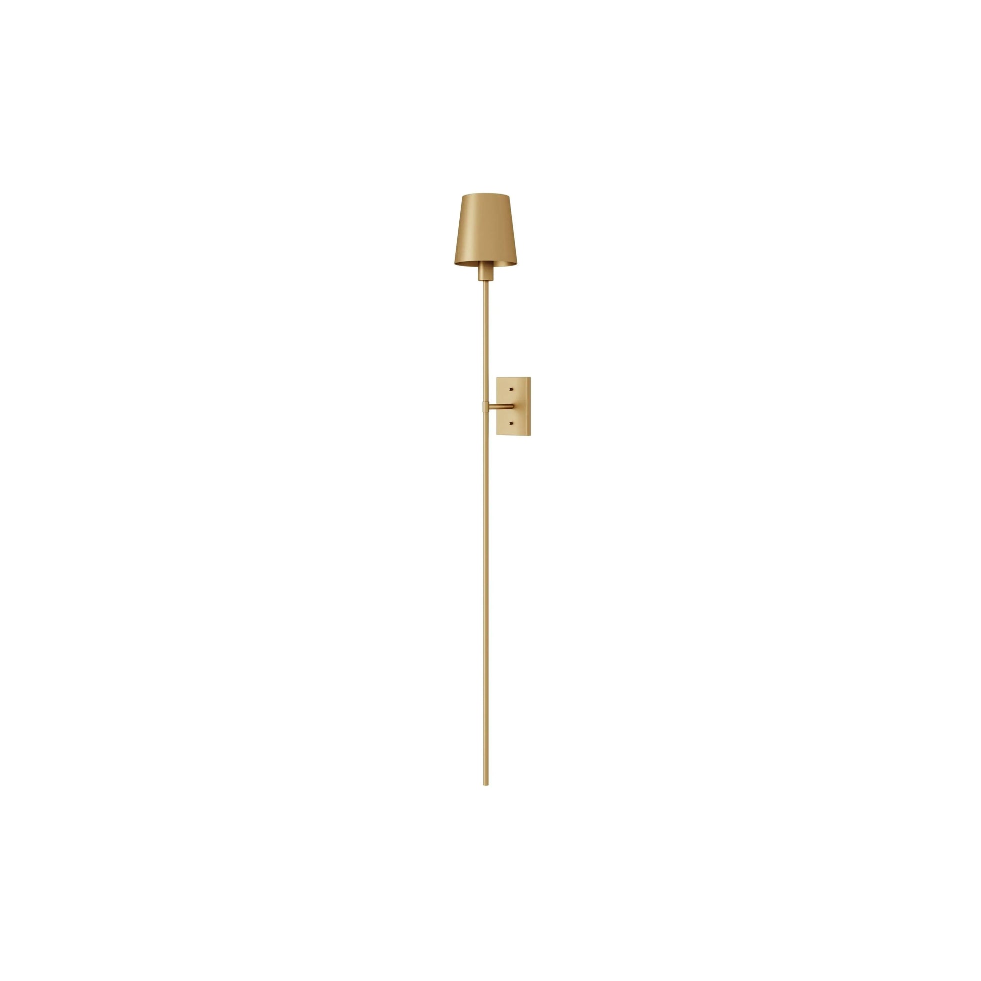 Arandela Lunga Cúpula Metal – arandela de parede compacta com cúpula metálica e design minimalista