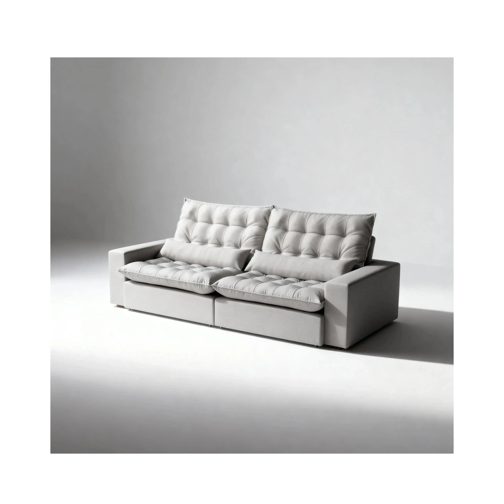 Sofá Retrátil Luvin – sofá retrátil com trilhos reforçados e design sofisticado