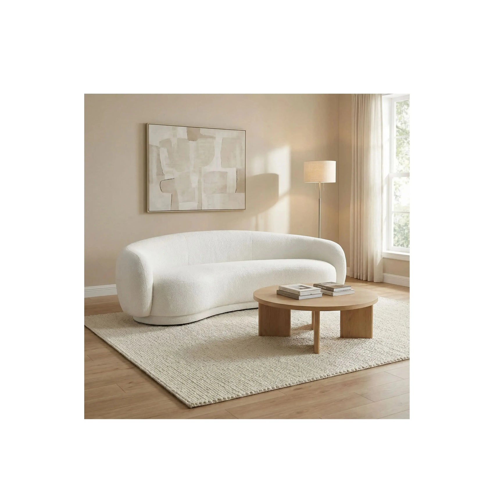 Sofá Lyn Noa Living – sofá de linhas limpas com estrutura em percintas elásticas de alta resistência