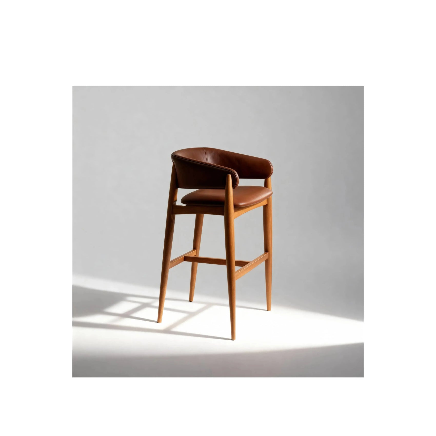 Banqueta Lyra – banqueta com assento amplo de 60 cm para máximo conforto