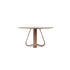 Mesa de Jantar Ori – mesa quadrada com tampo em lâmina natural e base em MDF