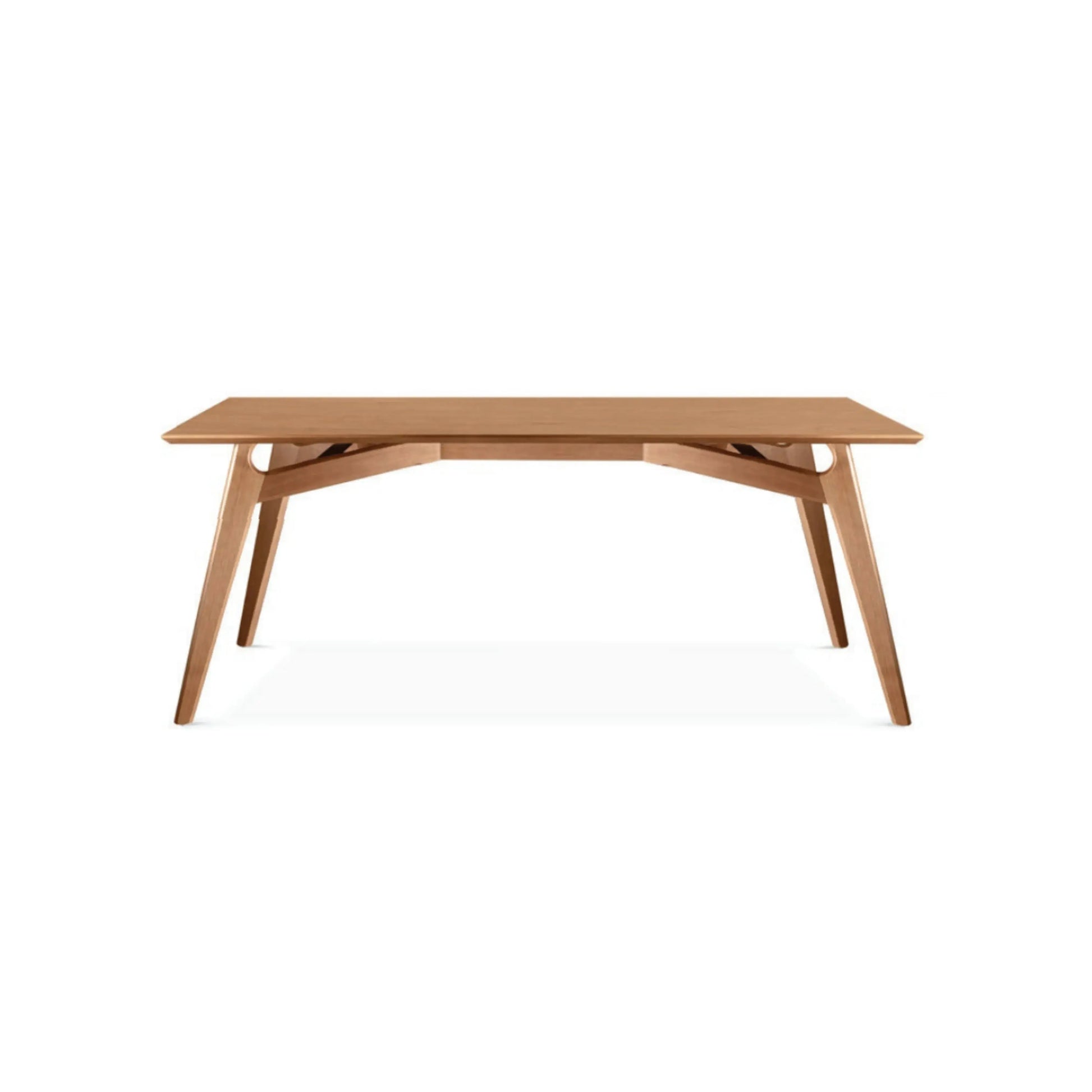 Mesa de Jantar Unique – mesa com tampo em lâmina natural e base em MDF