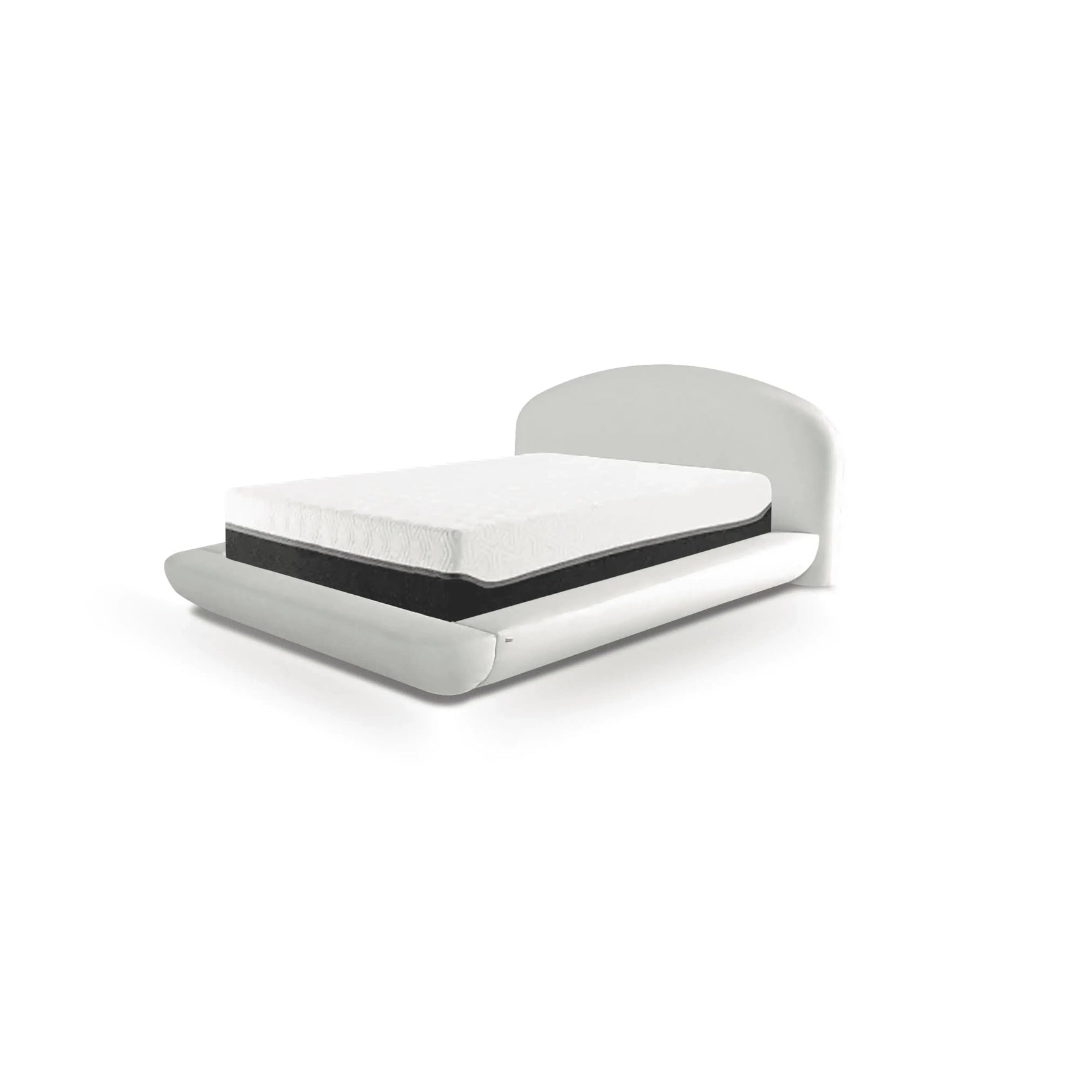 Cama Milos – cama estofada com estrado bipartido e design exclusivo