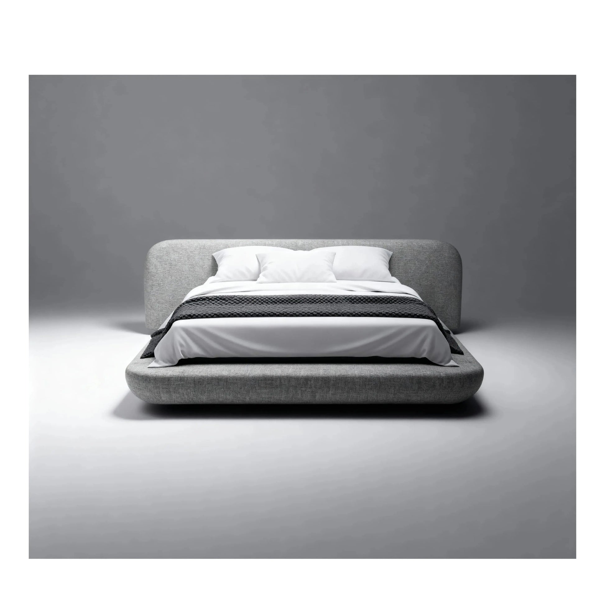 Cama Nala – cama com cabeceira painel ampla e estrado bipartido