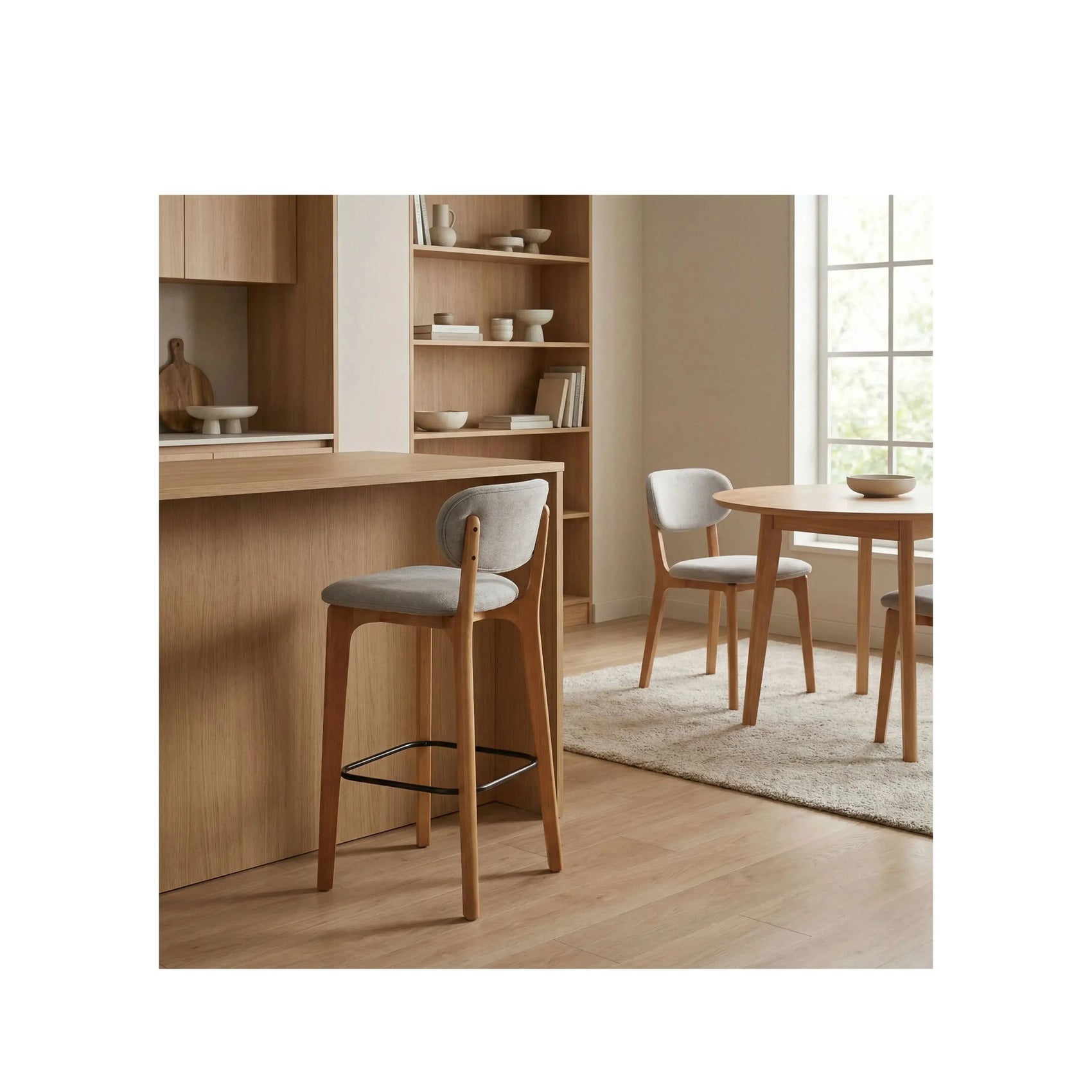 Banqueta Nerone – banqueta com design marcante e assento ergonômico