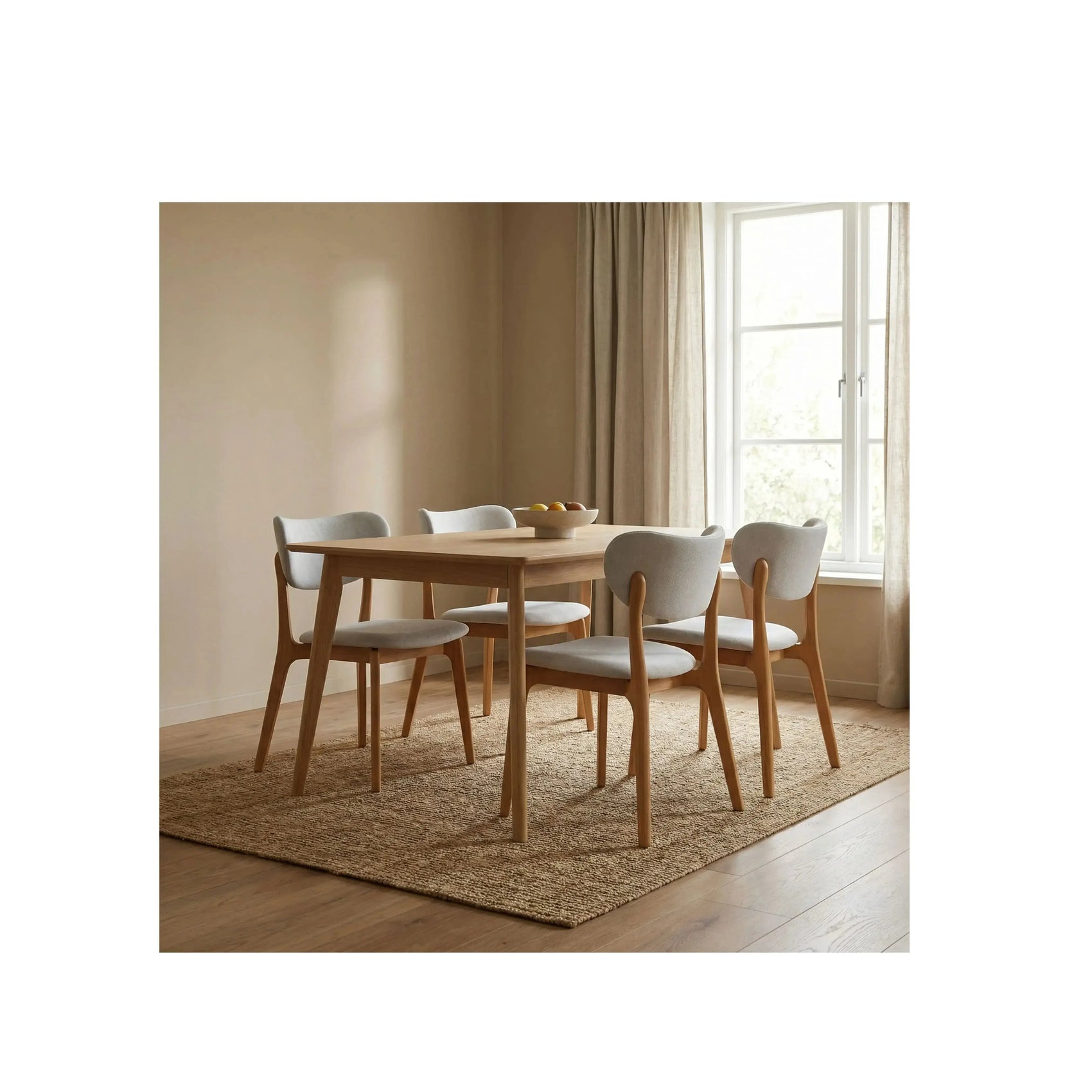Cadeira Nerone – cadeira de jantar com design imponente e linhas verticais marcantes