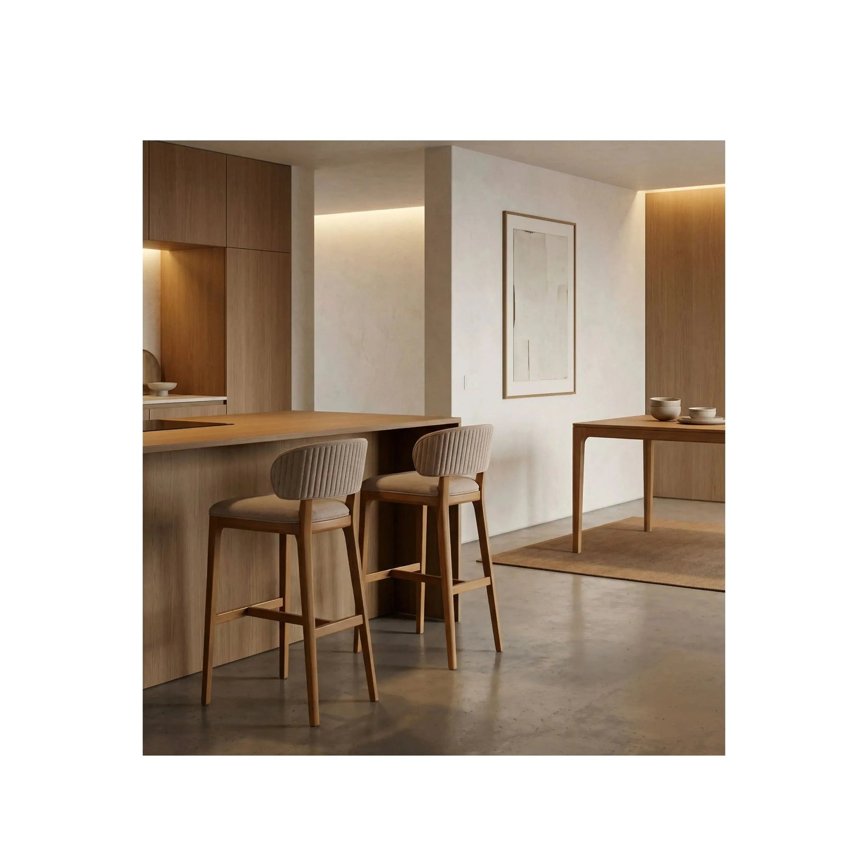 Banqueta Orion – banqueta ergonômica com design robusto e elegante