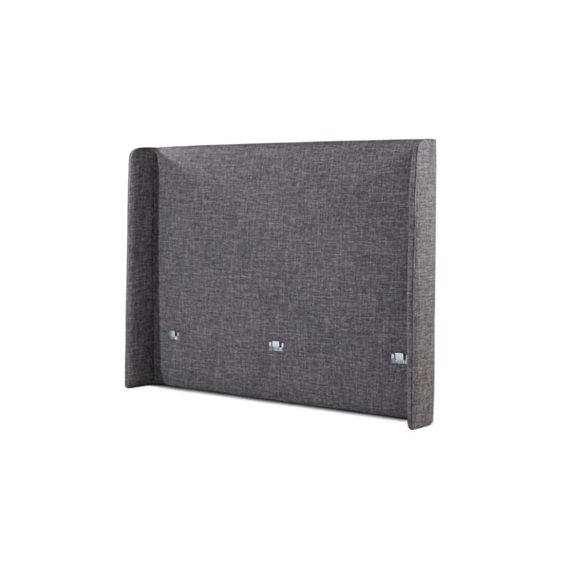 Cama Alvore – cama estofada de design delicado com proporções equilibradas em linho ou bouclé