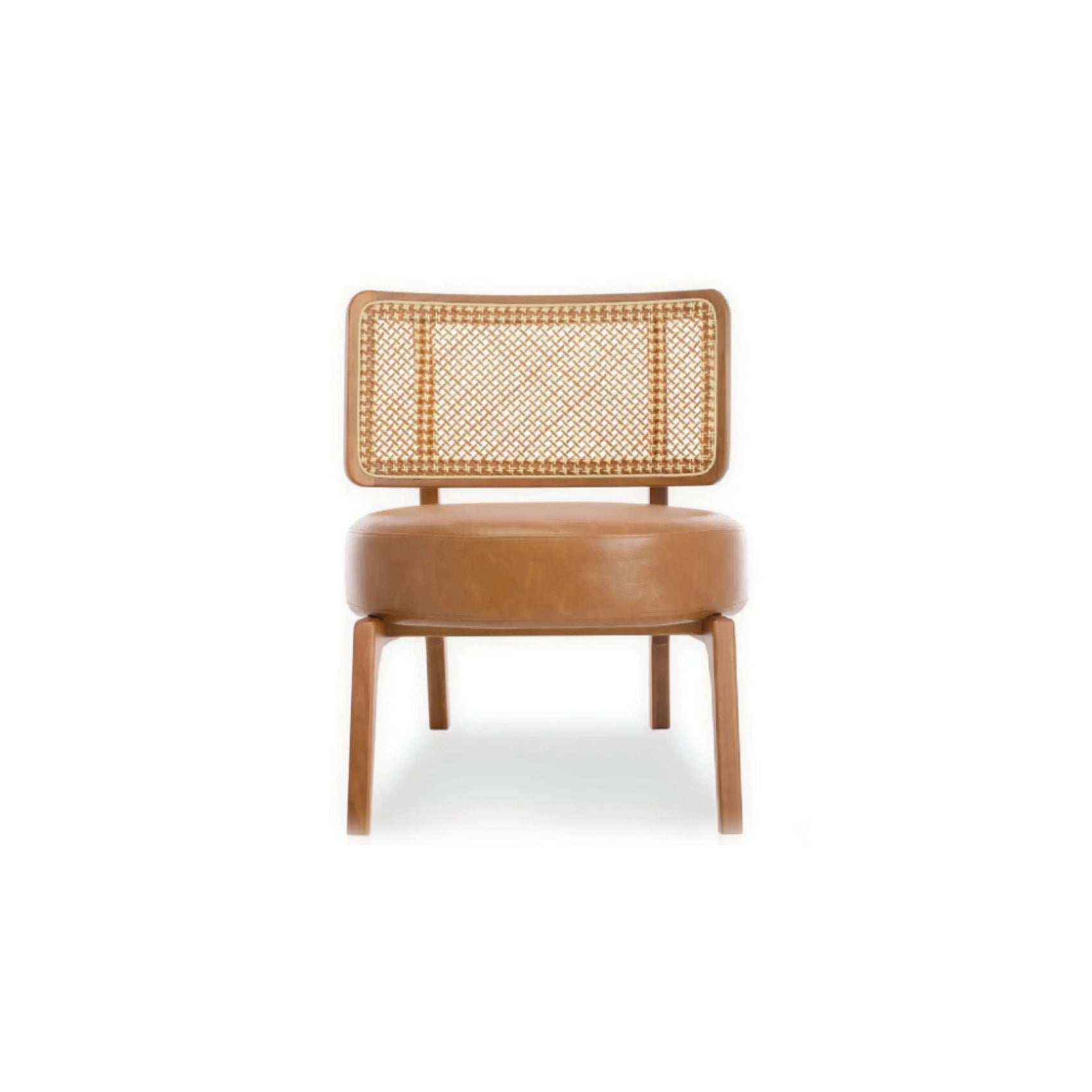 Poltrona Asa – poltrona estofada em linho com design em asa e pés em madeira