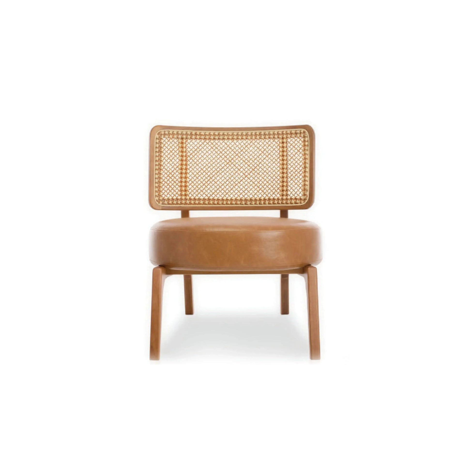 Poltrona Asa – poltrona estofada em linho com design em asa e pés em madeira