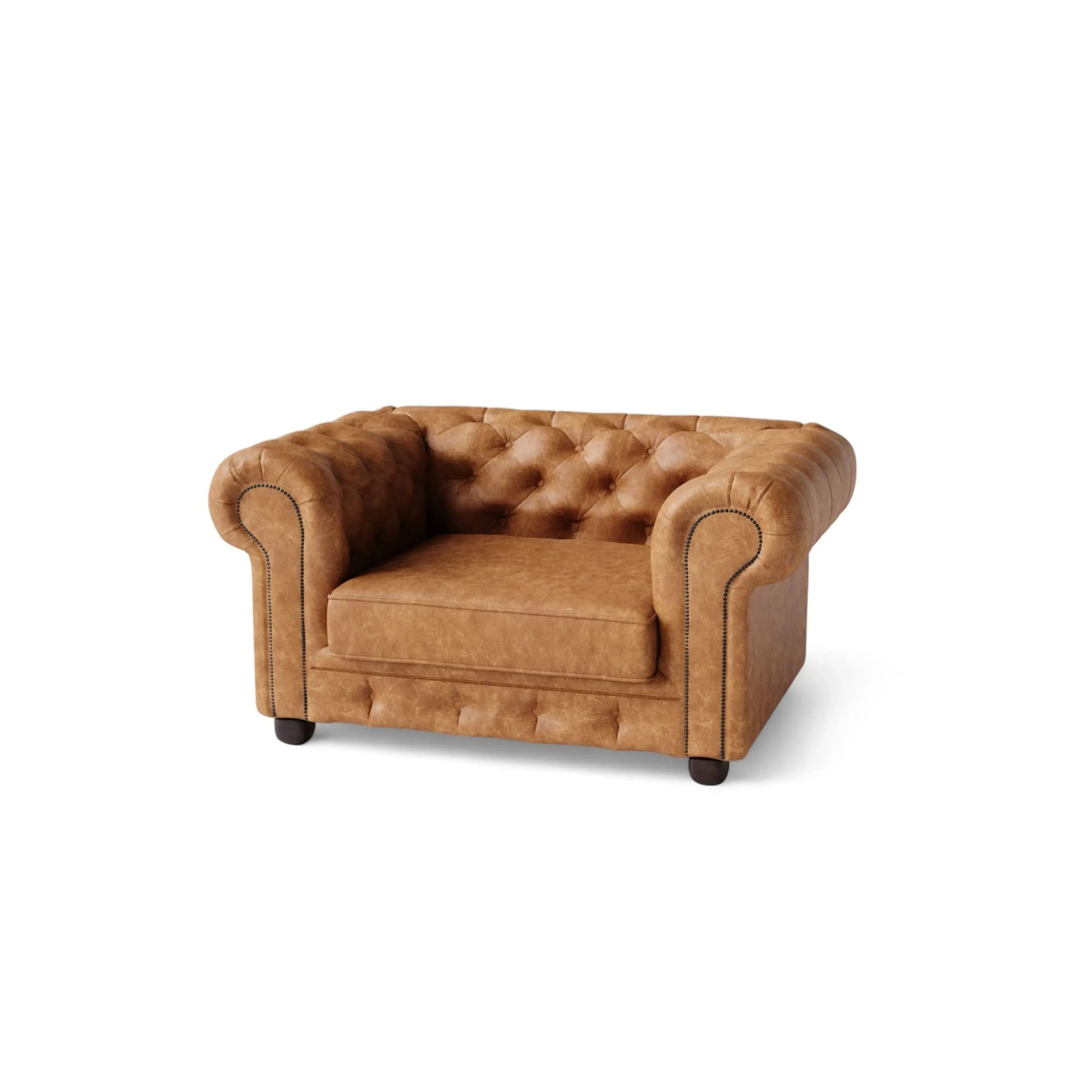 Poltrona D'arc – poltrona em courino com espuma D-28 e design elegante ousado