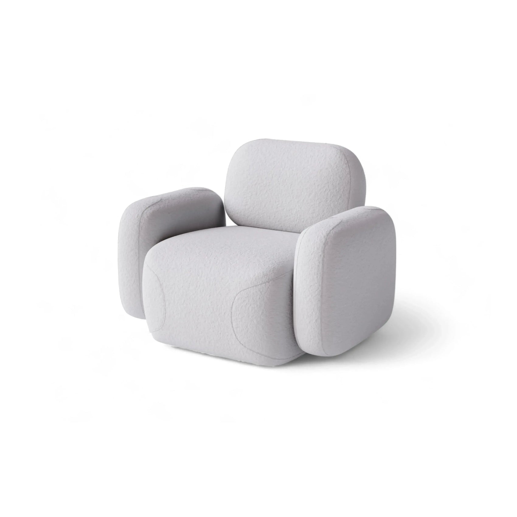Poltrona Falka – poltrona com design orgânico e espuma de alta resiliência