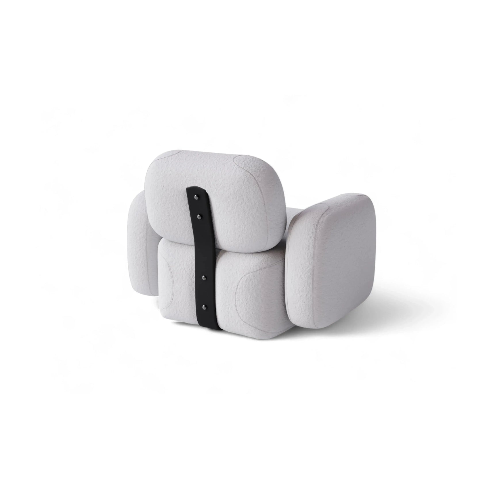 Poltrona Falka – poltrona com design orgânico e espuma de alta resiliência