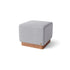Puff Quadrado Liv – puff com geometria limpa e design versátil
