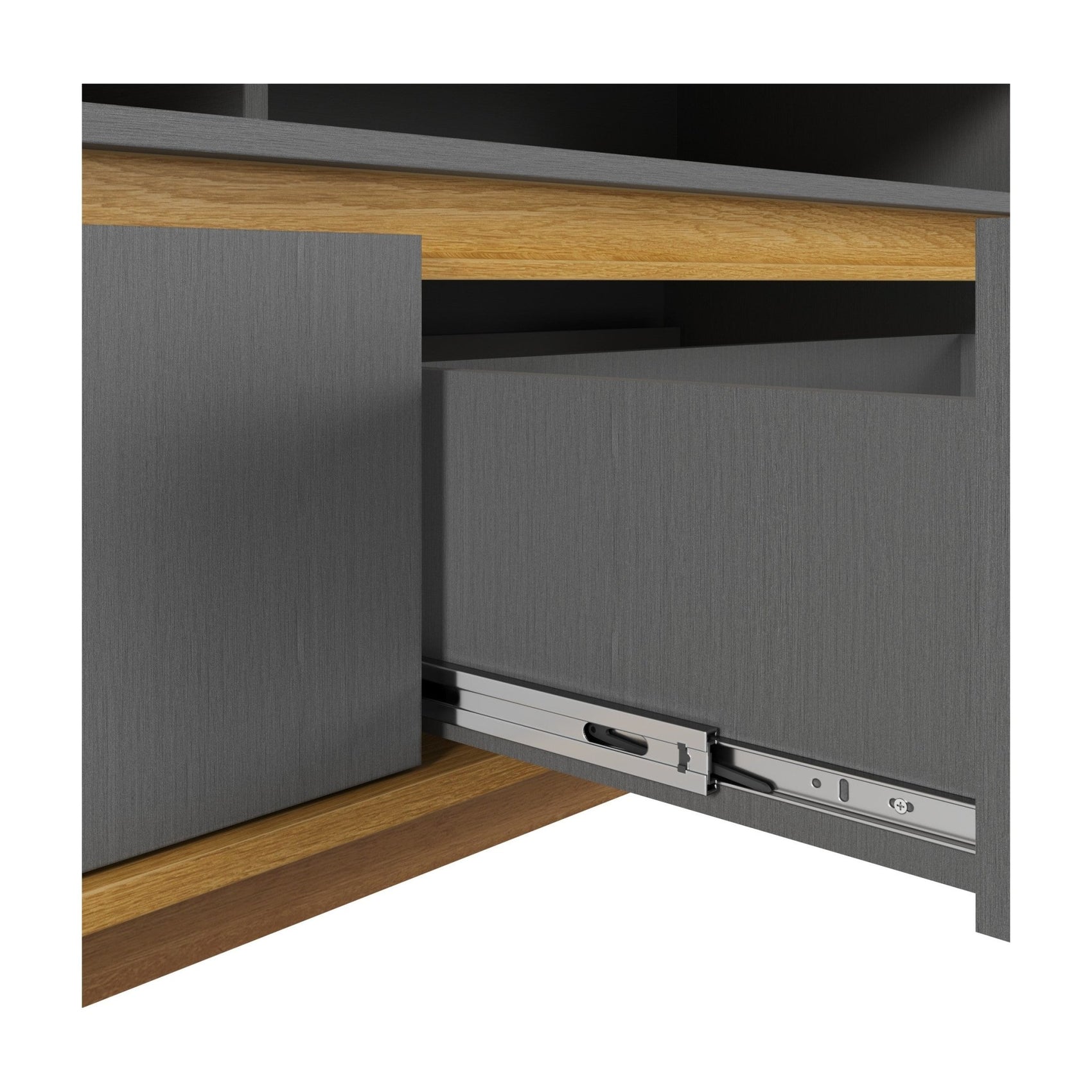 Rack Rack Peônia 3 Gavetas Horizon Interiores