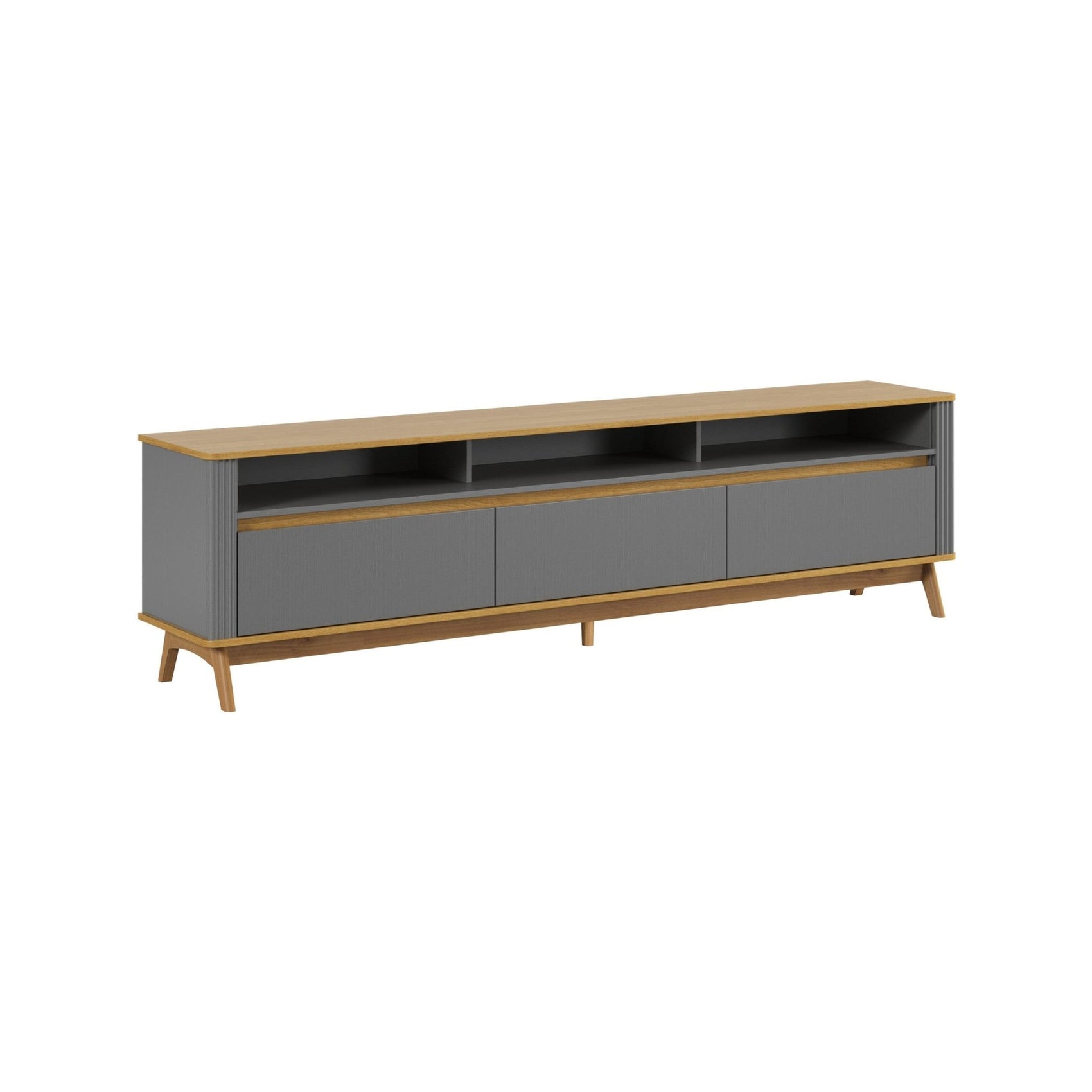 Rack Rack Peônia 3 Gavetas Horizon Interiores