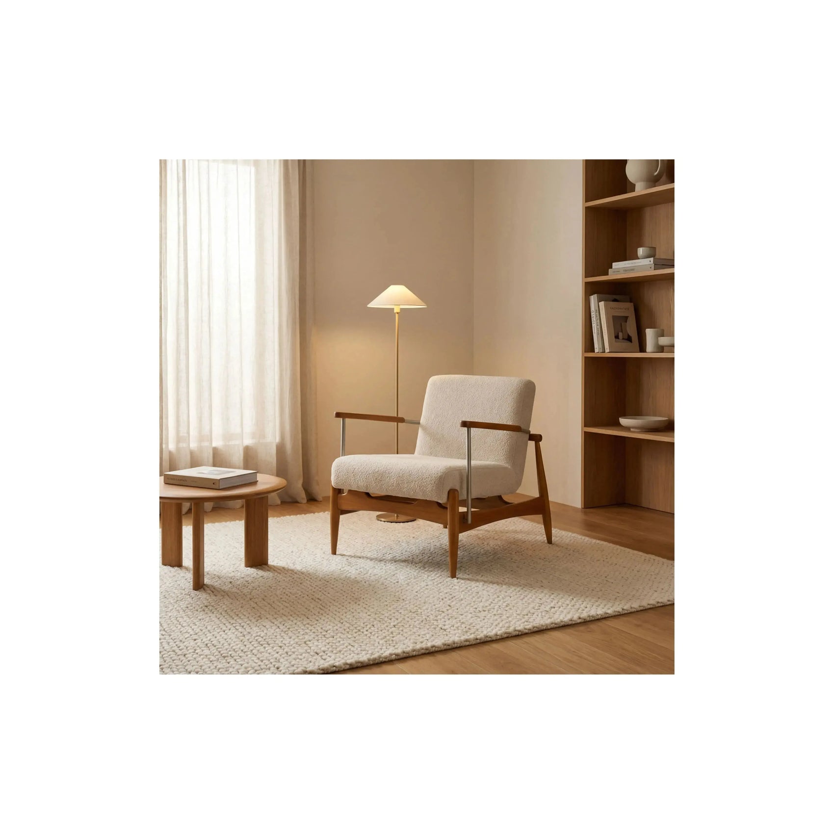 Poltrona Retiro – poltrona com encosto alto e design contemplativo