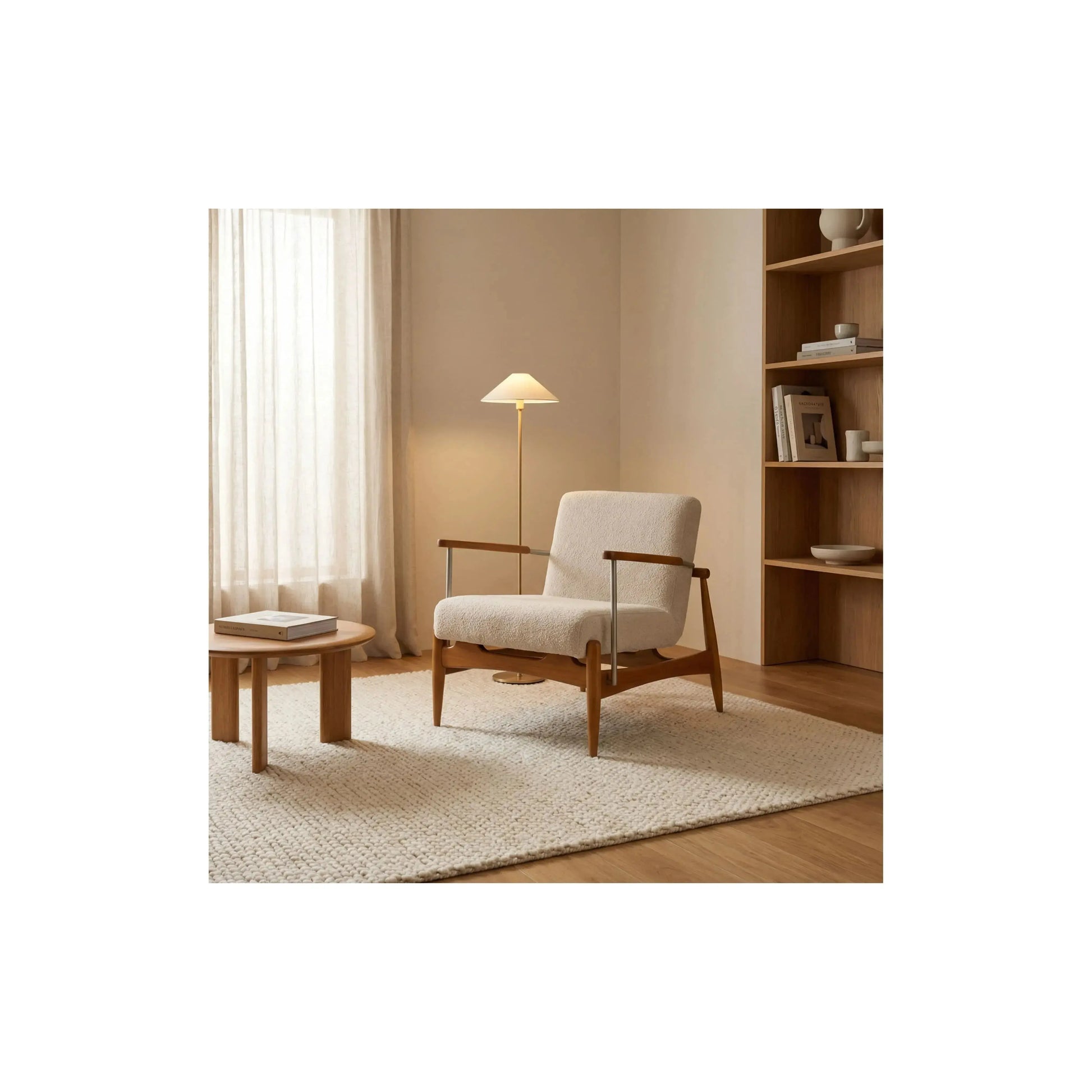 Poltrona Retiro – poltrona com encosto alto e design contemplativo