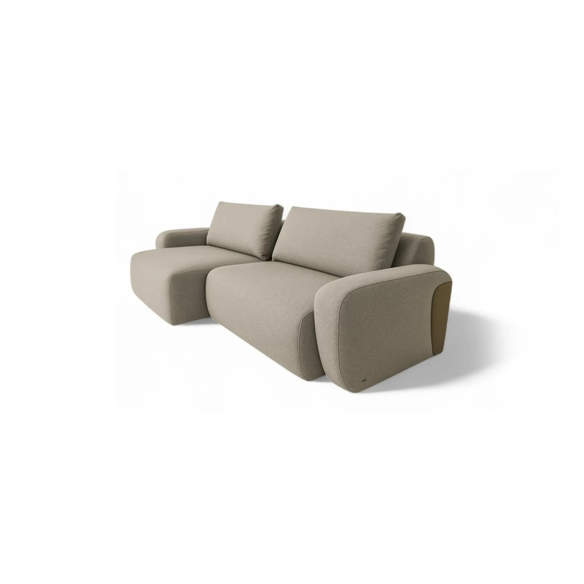 Sofá Cama Siena – sofá cama com design elegante e sistema de abertura por trilhos de aço