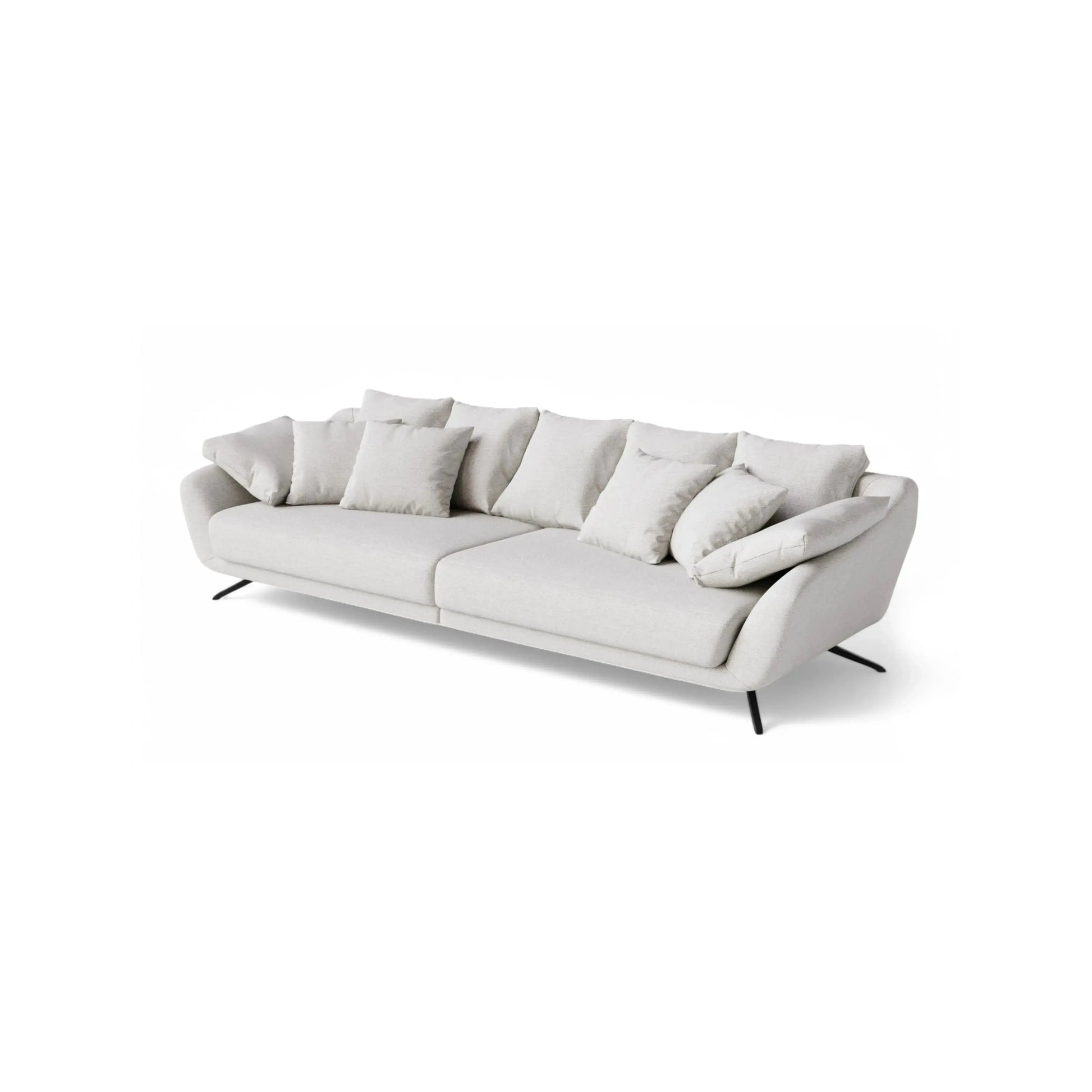 Sofá Living Solis – sofá com design minimalista e linhas retas elegantes