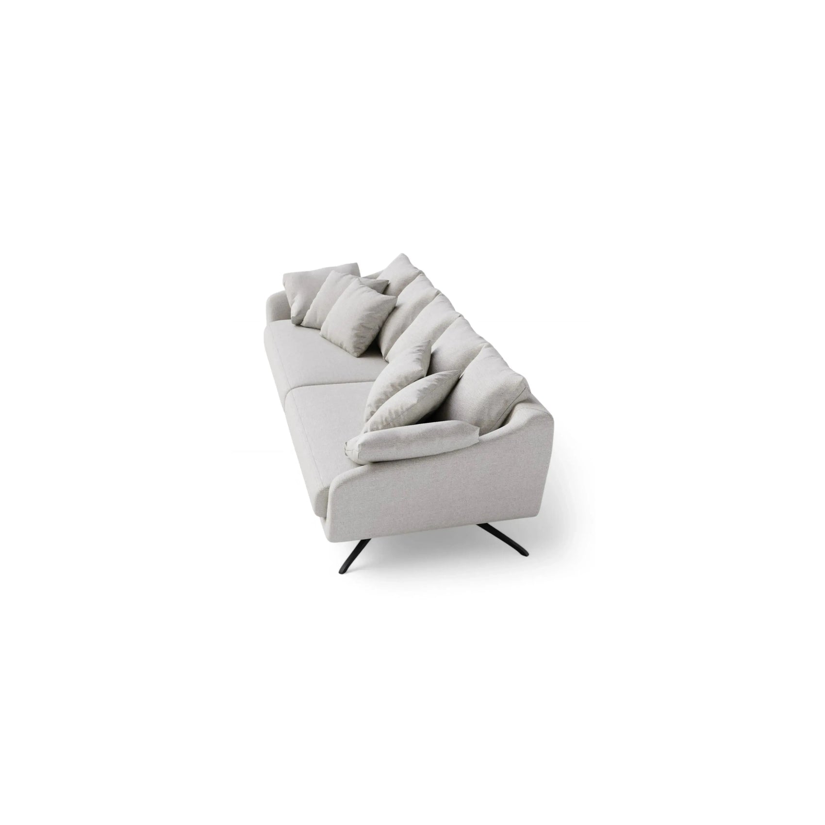 Sofá Living Solis – sofá com design minimalista e linhas retas elegantes