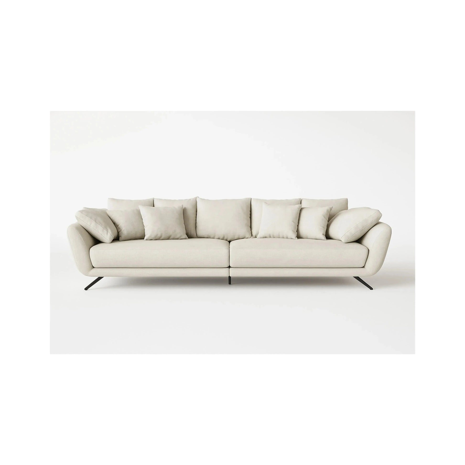 Sofá Living Solis – sofá com design minimalista e linhas retas elegantes