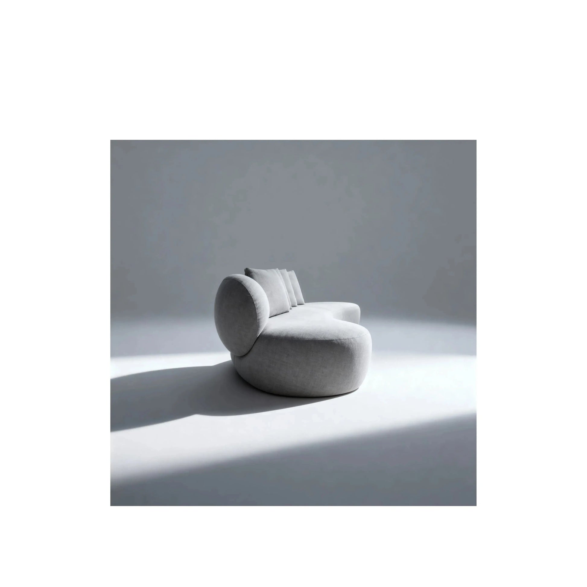 Sofá Trama – sofá de design orgânico com curvas suaves e estofado generoso