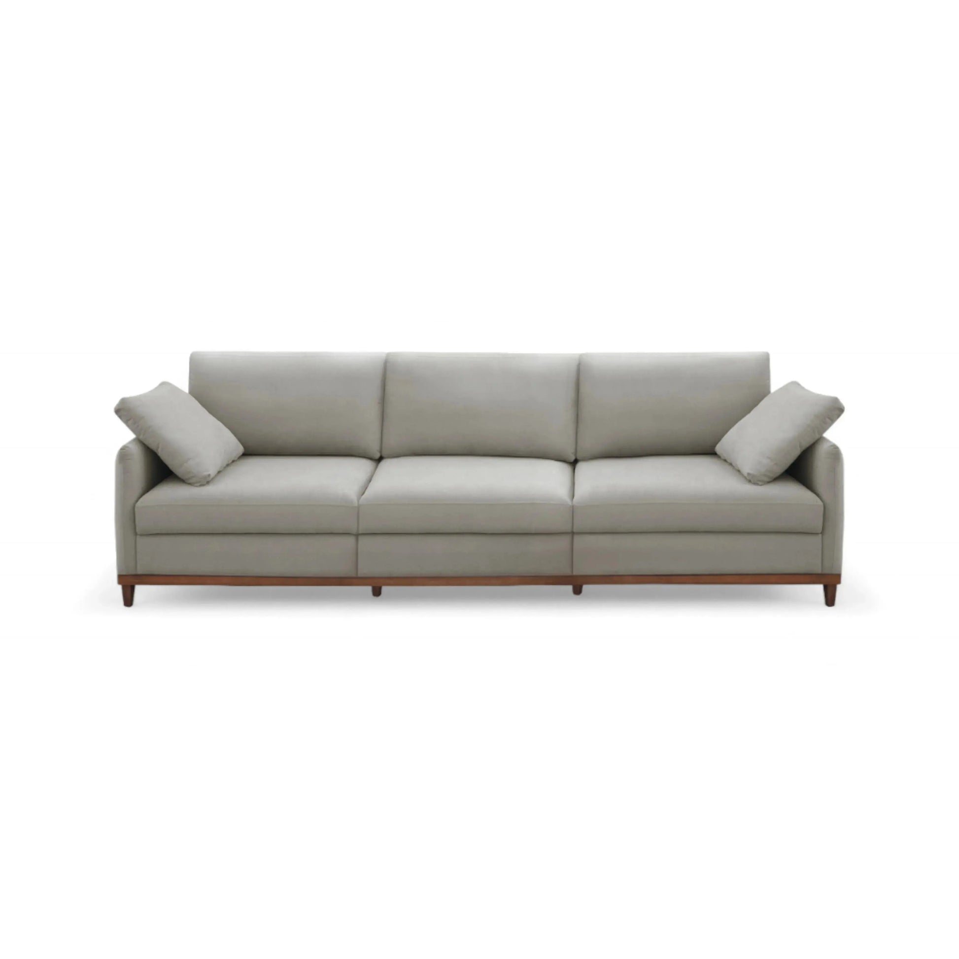 Sofá Living Nero – sofá imponente com 260 cm e almofadas soltas para sala de estar