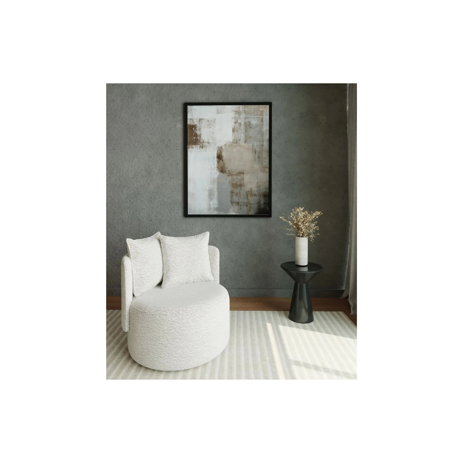 Poltrona Valquíria Giratória – poltrona giratória com design contemporâneo arrojado