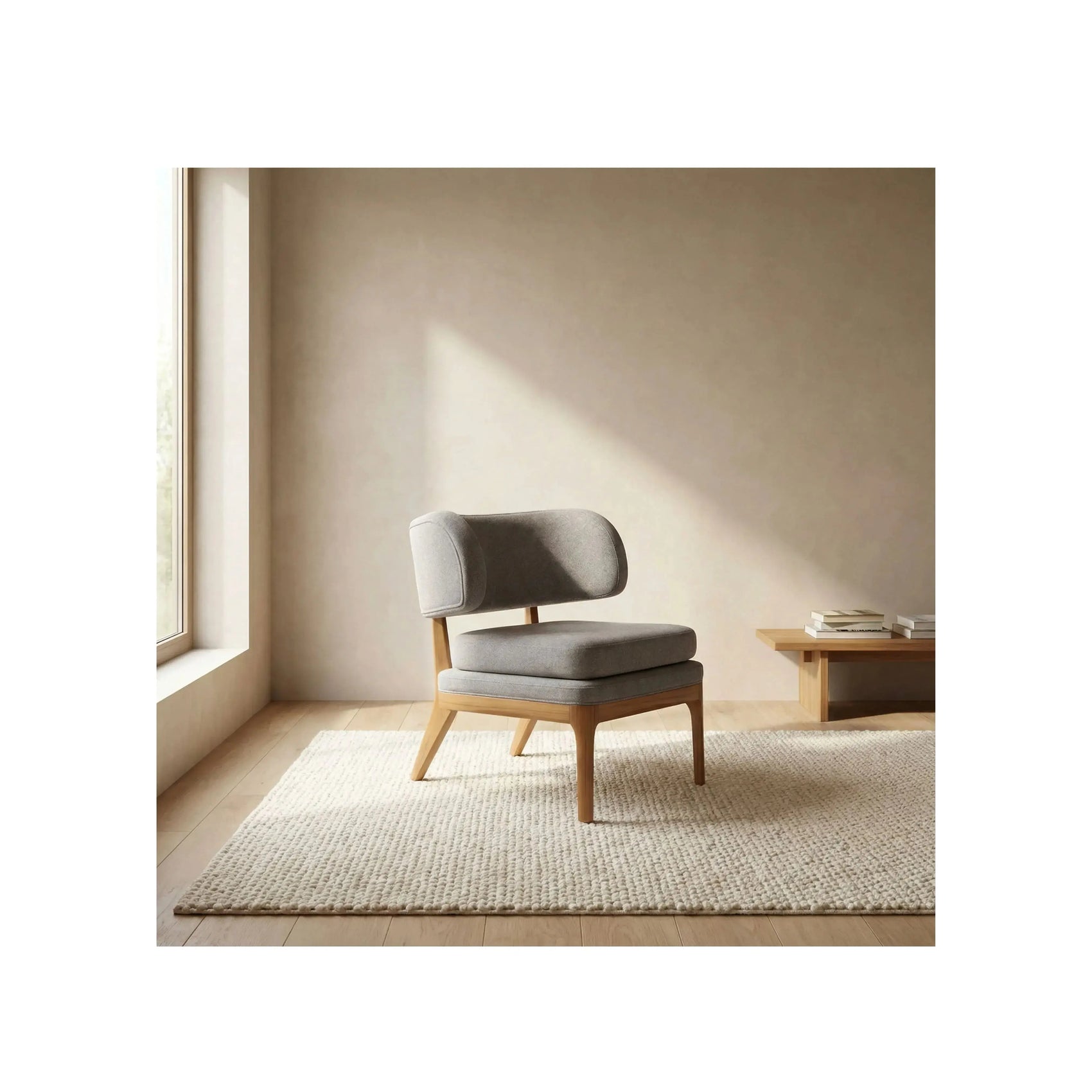 Poltrona Zênite – poltrona sofisticada com encosto alto e design contemporâneo