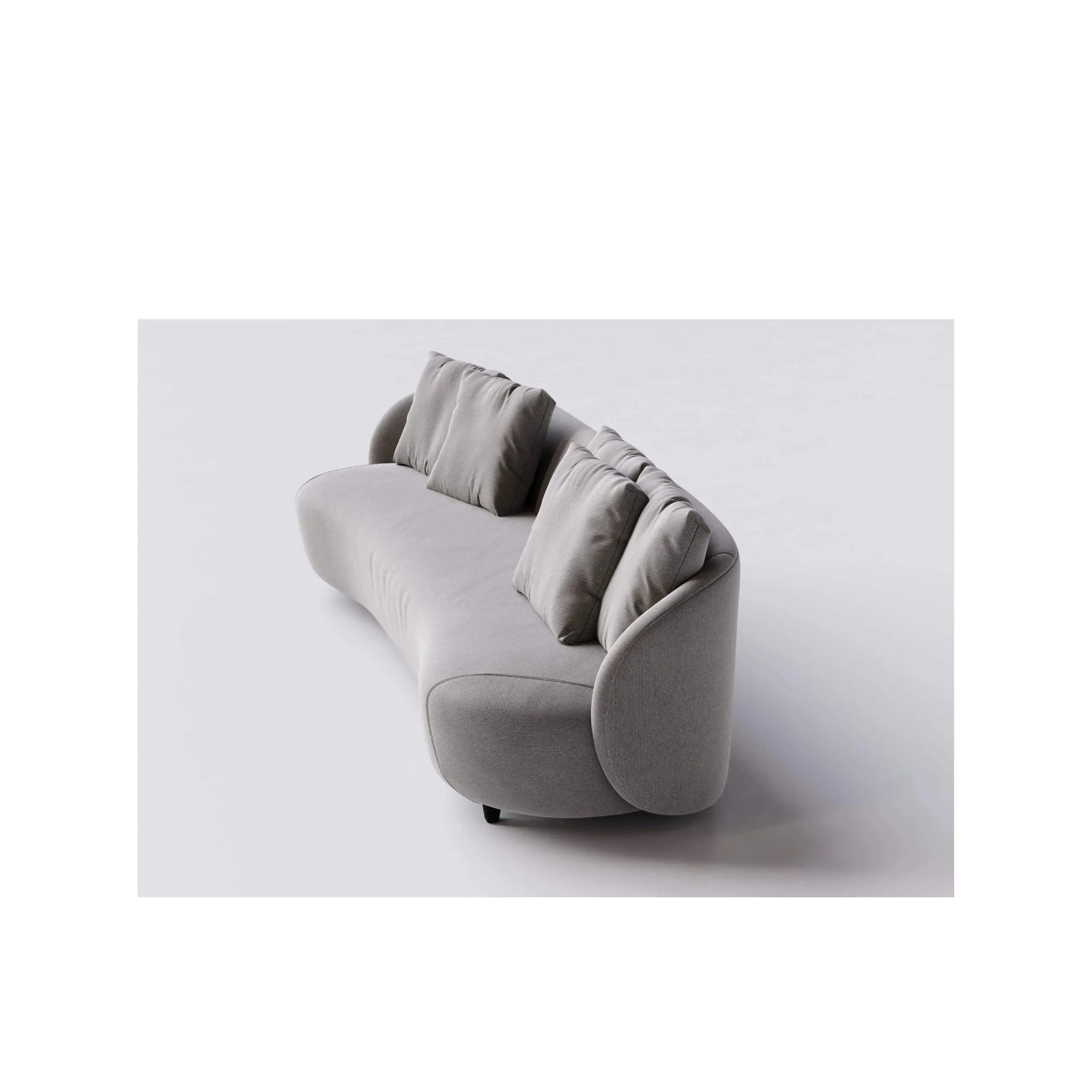 Sofá Living Zeno – sofá de linhas retas e design sofisticado contemporâneo